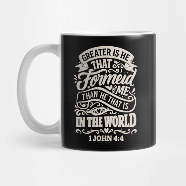 Greater is He that is in me than he that is in the world. by Eric's Store 10
